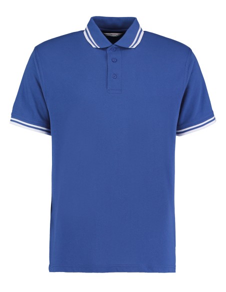K-KK409-Classic Fit Superwash® 60º Tipped Collar Polo