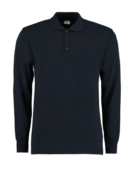 K-KK430-Mens Classic Fit Long Sleeve Polo Shirt