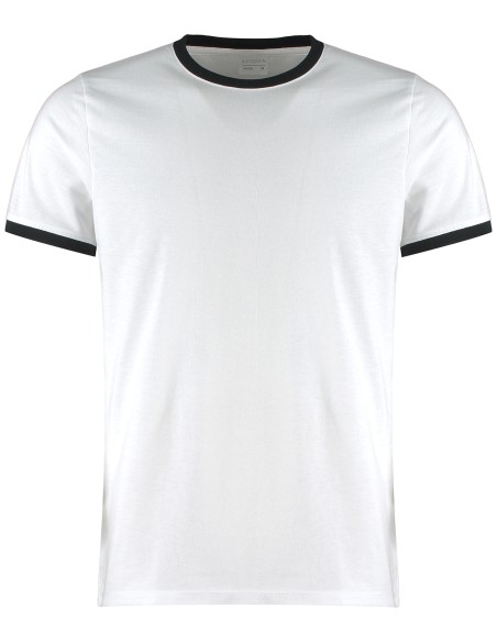 K-KK508-Fashion Fit Ringer Tee