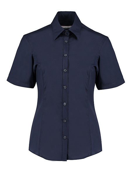 K-KK742F-Womens Tailored Fit Business Shirt Short Sleeve