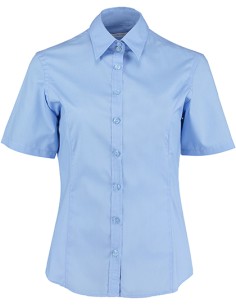 K-KK742F-Womens Tailored Fit Business Shirt Short Sleeve
