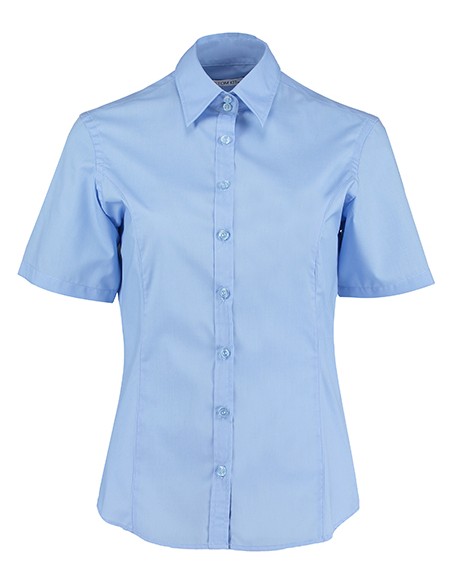 K-KK742F-Womens Tailored Fit Business Shirt Short Sleeve