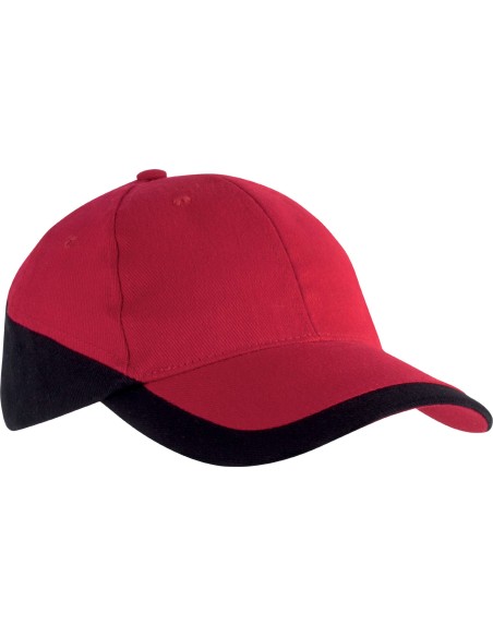 K-KP045-RACING - TWO-TONE 6 PANEL CAP