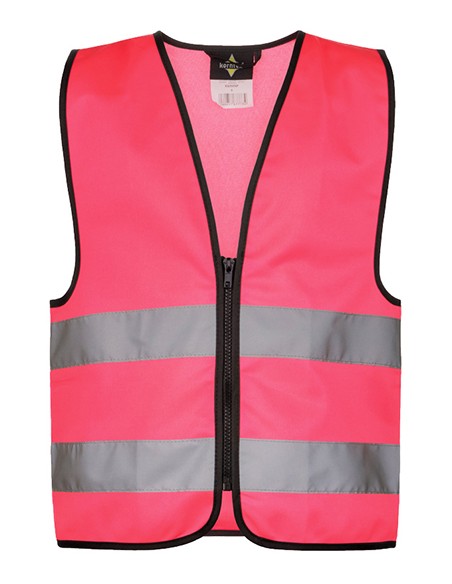 K-KWRX-Kids Hi-Vis Safety Vest With Front Zipper Aalborg