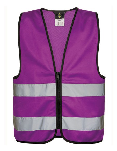 K-KWRX-Kids Hi-Vis Safety Vest With Front Zipper Aalborg