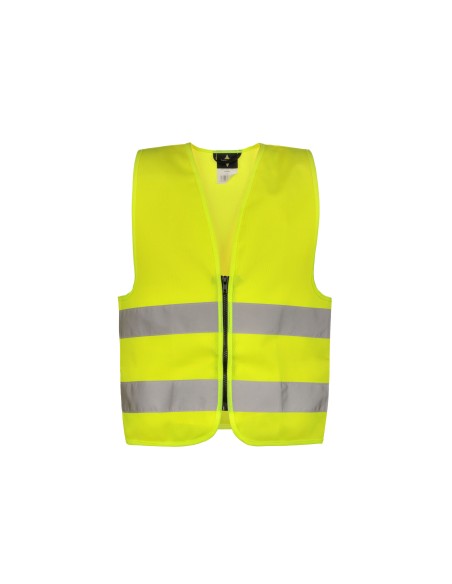 K-KWRX-Kids Hi-Vis Safety Vest With Front Zipper Aalborg