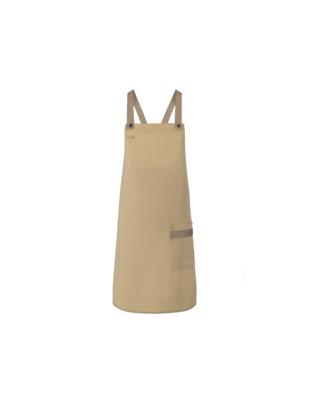 K-LS38-Bib Apron Urban-Look With Cross Straps And Pocket