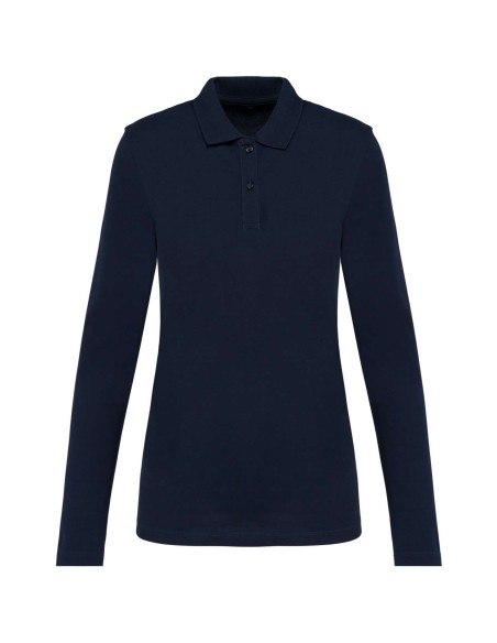 K-PK203-LADIES' LONG-SLEEVED SUPIMA® POLO SHIRT