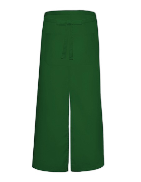 L-FS100100SPZ-Bistro Apron With Split And Front Pocket