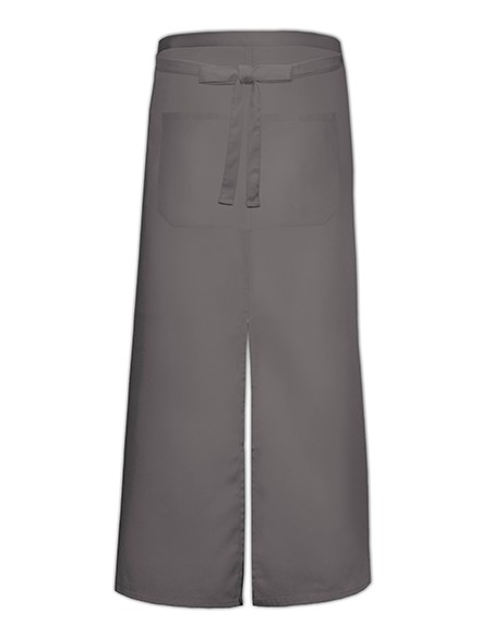 L-FS100100SPZ-Bistro Apron With Split And Front Pocket