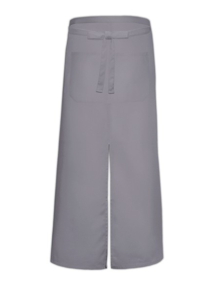 L-FS100100SPZ-Bistro Apron With Split And Front Pocket