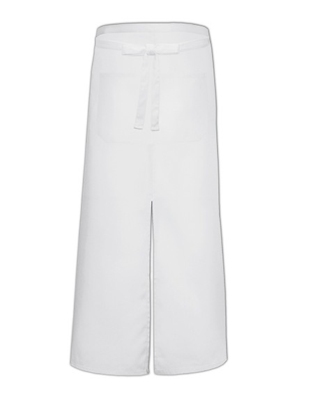 L-FS100100SPZ-Bistro Apron With Split And Front Pocket
