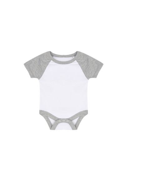 L-LW502-Essential Short Sleeved Baseball Bodysuit