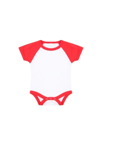 L-LW502-Essential Short Sleeved Baseball Bodysuit
