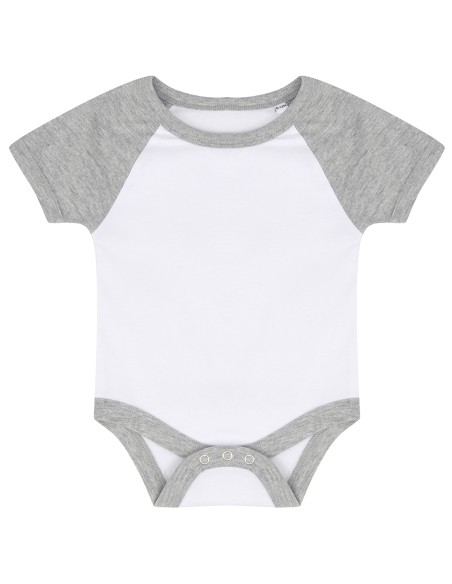 L-LW502-Essential Short Sleeved Baseball Bodysuit