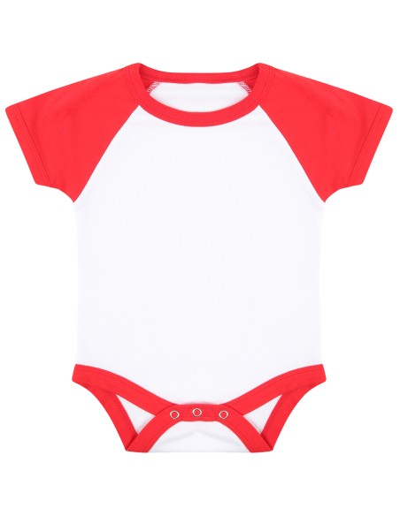 L-LW502-Essential Short Sleeved Baseball Bodysuit