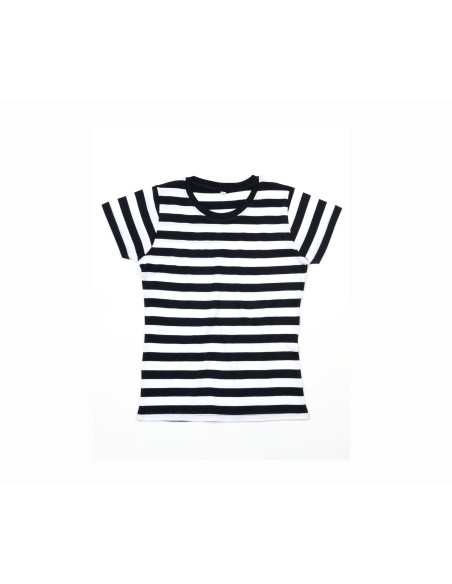 M-M110S-Womens Stripy T