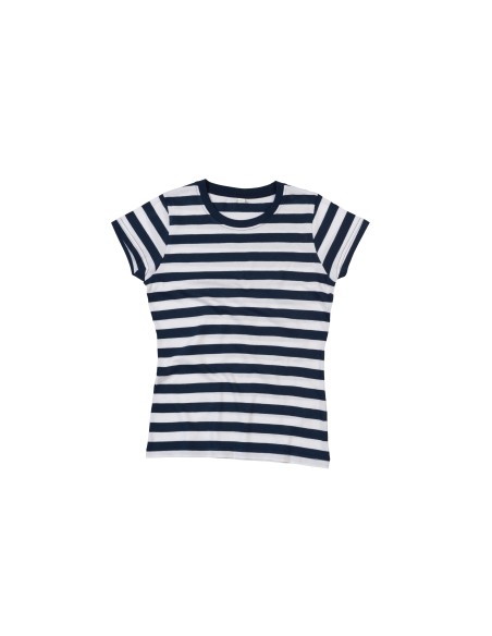 M-M110S-Womens Stripy T