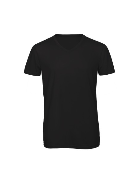 B-TM057-Mens V-Neck Triblend T-Shirt