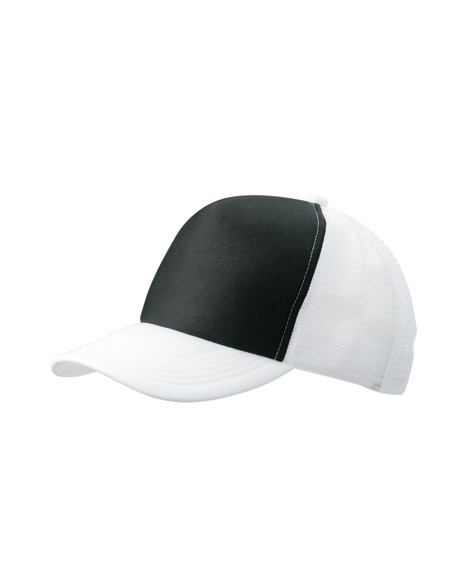 M-MB070-5-Panel Polyester Mesh Cap