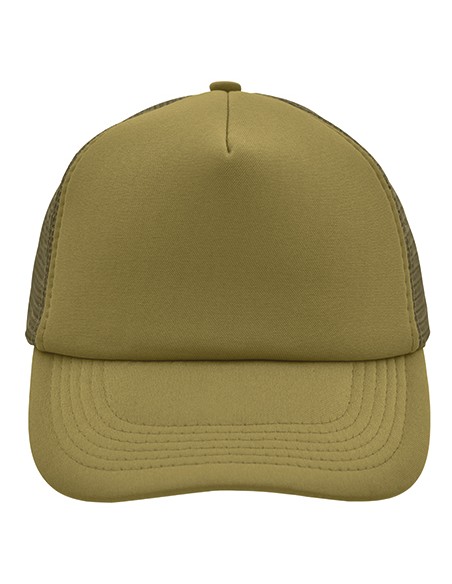 M-MB070-5-Panel Polyester Mesh Cap