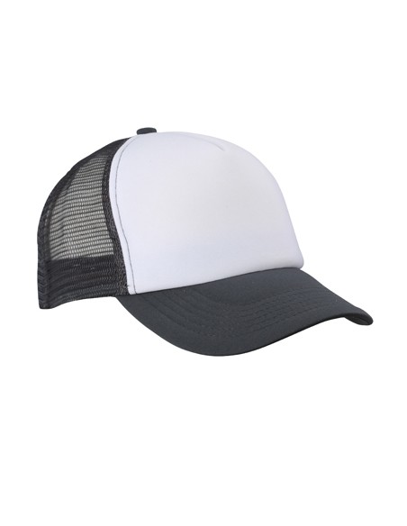 M-MB070-5-Panel Polyester Mesh Cap