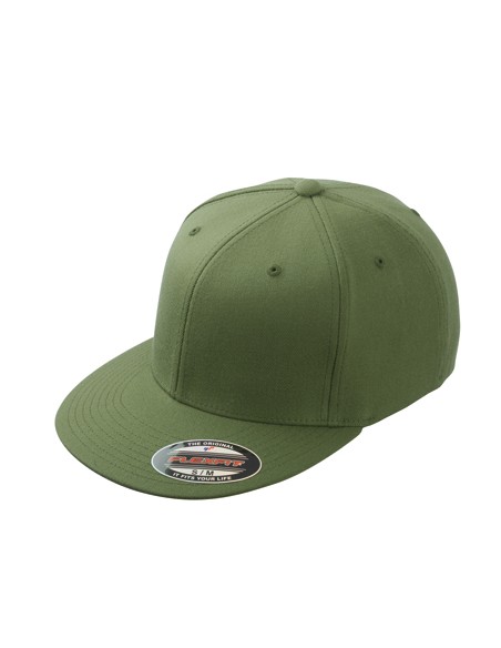 M-MB6184-6 Panel Flexfit® Flat Peak Cap
