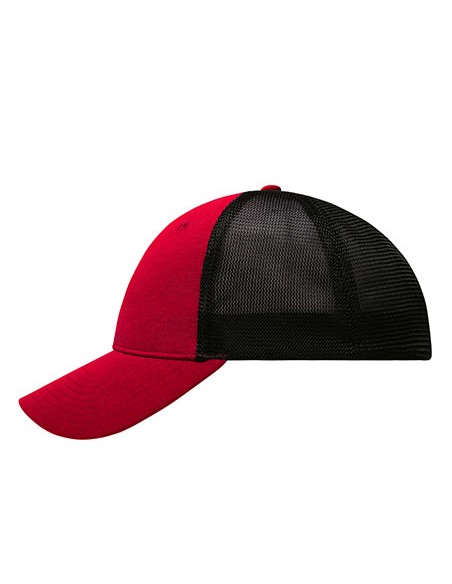 M-MB6215-6 Panel Elastic Fit Mesh Cap