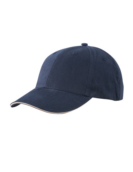 M-MB6541-Light Brushed Sandwich Cap