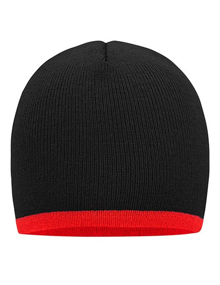 M-MB7584-Beanie With Contrasting Border