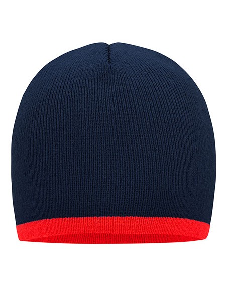 M-MB7584-Beanie With Contrasting Border