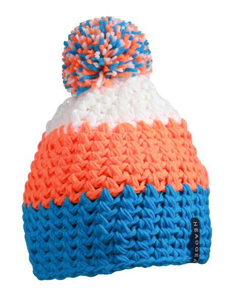 M-MB7940-Crocheted Cap With Pompon