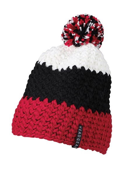 M-MB7940-Crocheted Cap With Pompon