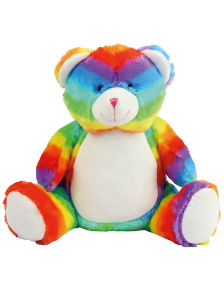 M-MM555-Zippie Rainbow Bear