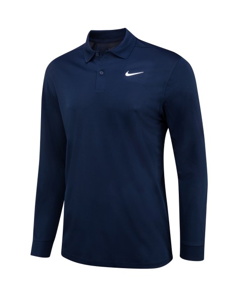 N-NK354-Nike Dri-FIT Victory solid long sleeve polo