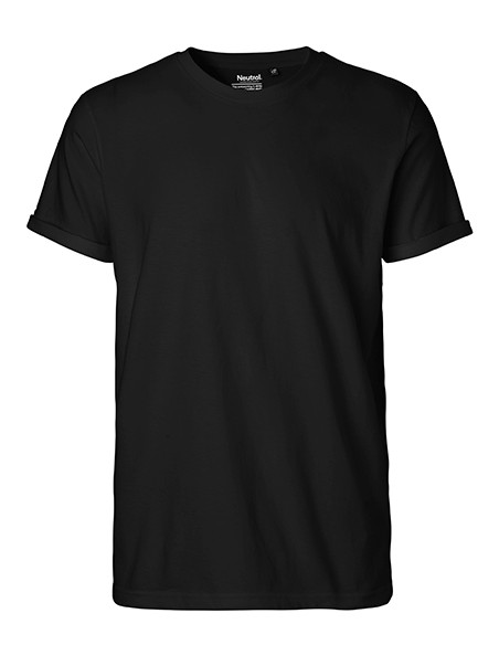 N-O60012-Mens Roll Up Sleeve T-Shirt