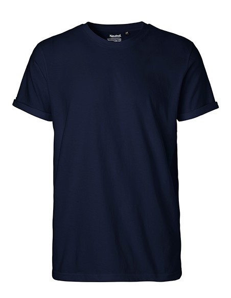 N-O60012-Mens Roll Up Sleeve T-Shirt