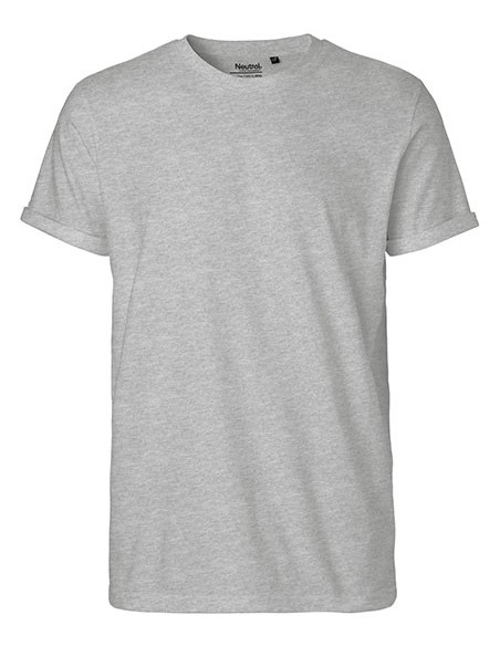 N-O60012-Mens Roll Up Sleeve T-Shirt