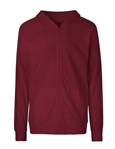 N-O62301-Unisex Jersey Hoodie With Zip