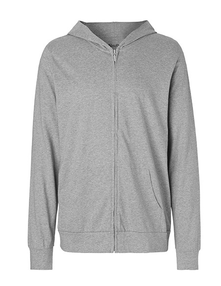 N-O62301-Unisex Jersey Hoodie With Zip