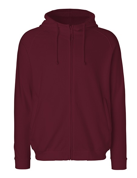 N-O63401-Unisex Hoodie With Hidden Zip
