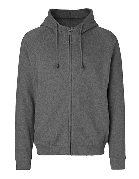N-O63401-Unisex Hoodie With Hidden Zip