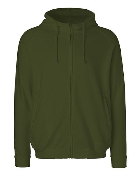 N-O63401-Unisex Hoodie With Hidden Zip