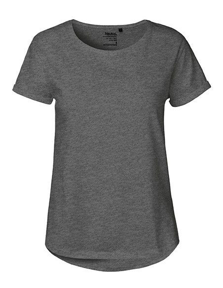 N-O80012-Ladies Roll Up Sleeve T-Shirt