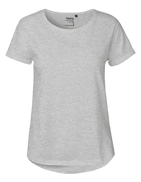 N-O80012-Ladies Roll Up Sleeve T-Shirt