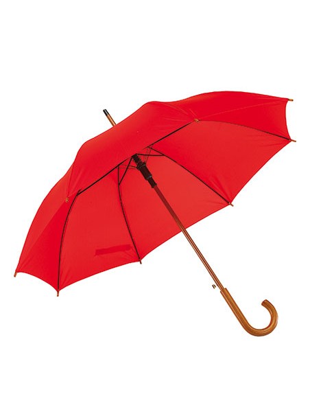 P-01032-Automatic Umbrella With Wooden Handle Boogie