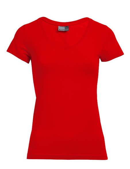 P-3086-Womens Slim Fit V-Neck-T