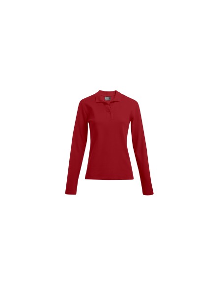 P-4605-Womens Heavy Polo Long Sleeve
