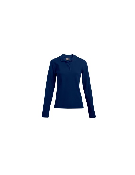 P-4605-Womens Heavy Polo Long Sleeve