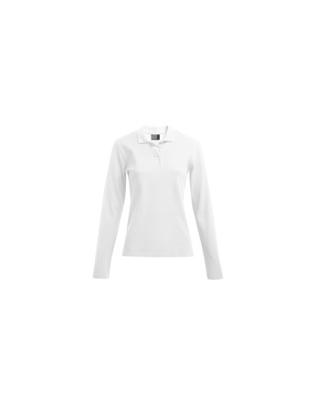 P-4605-Womens Heavy Polo Long Sleeve